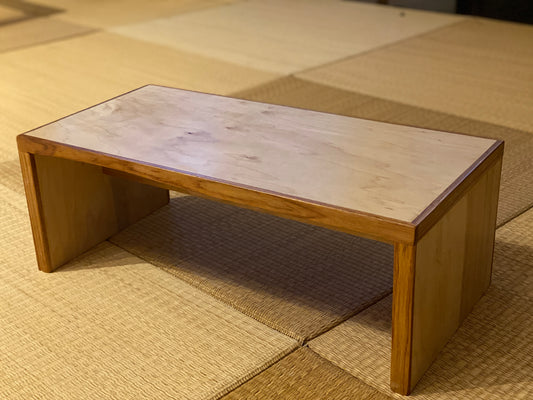 Maple and Canarywood Stepping Stool